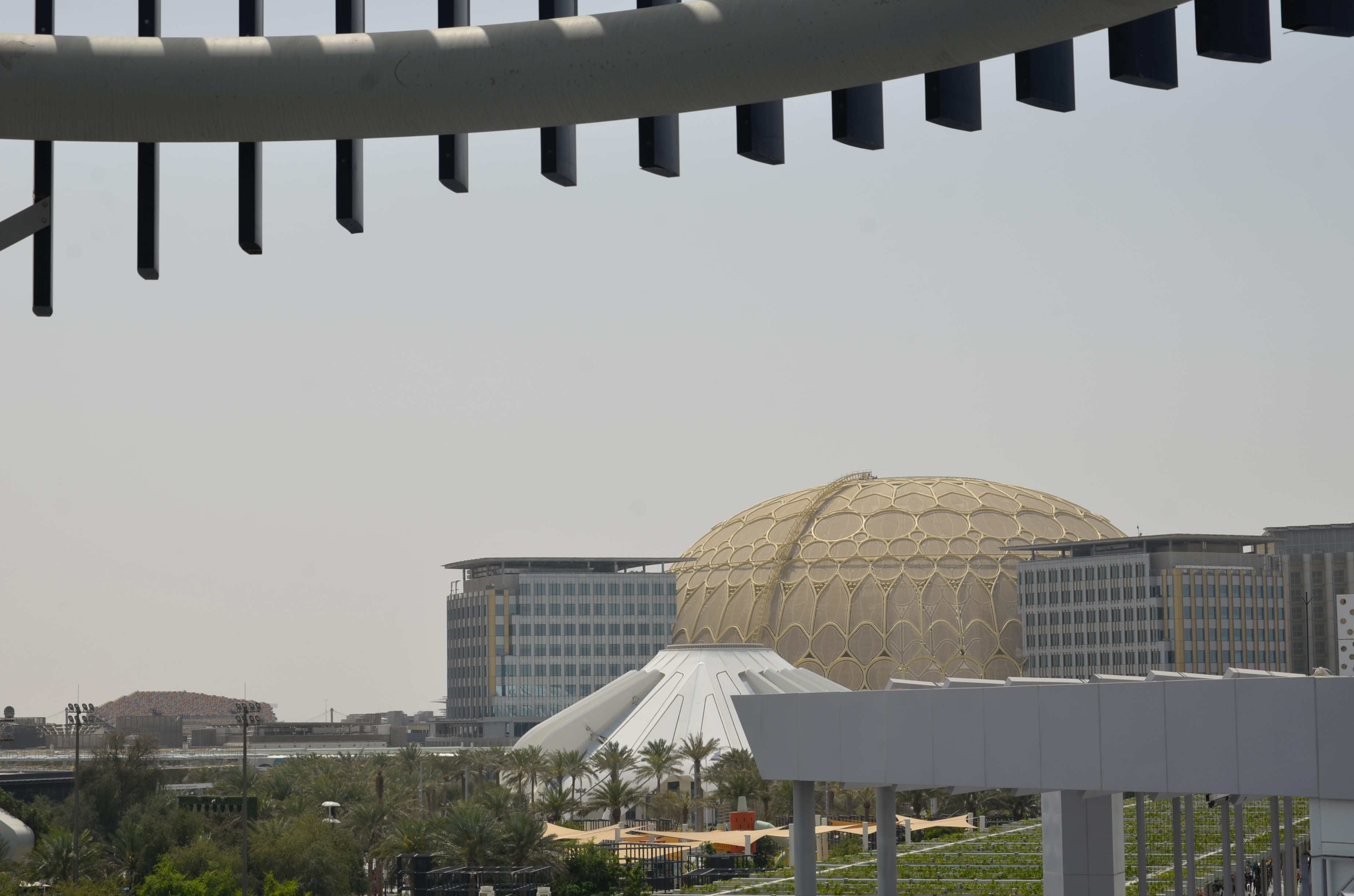 A view of the Al Wasl Dome, Expo 2020 site